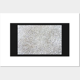 Silver Rocaille Seed Beads Posters and Art